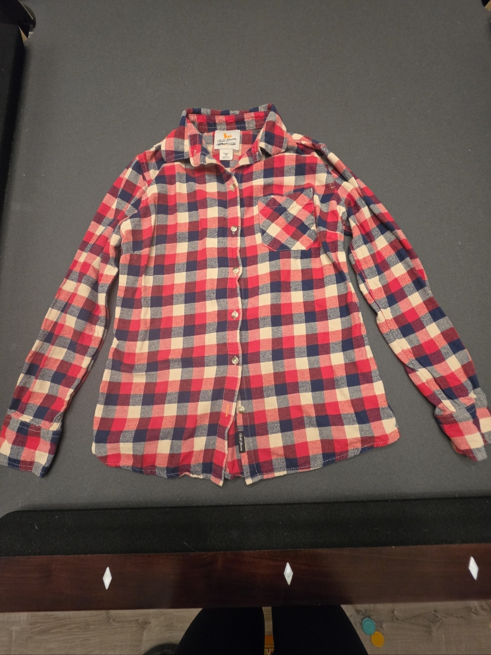 Field & Stream Plaid Shirt in Red, White $ Navy - S